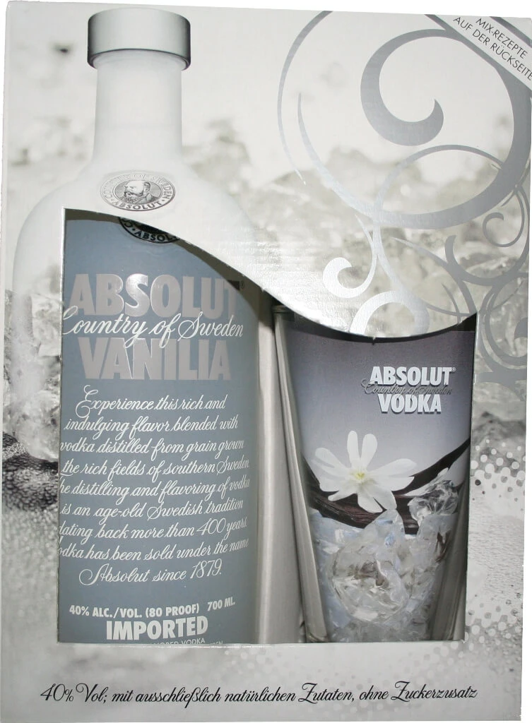 Absolut Gift Pack Vanilia 3 Absolut Gift Pack Vanilia