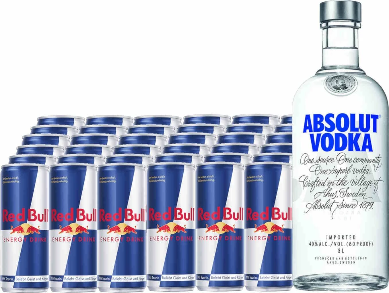 Absolut Vodka-Bull Gigapack 3 Absolut Vodka-Bull Gigapack