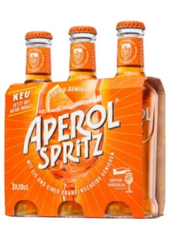 Aperol Spritz Dreierpack 0,6 Liter -Getränke Verkäufe 2024 Aperol Spritz RTD 3Pack 2023