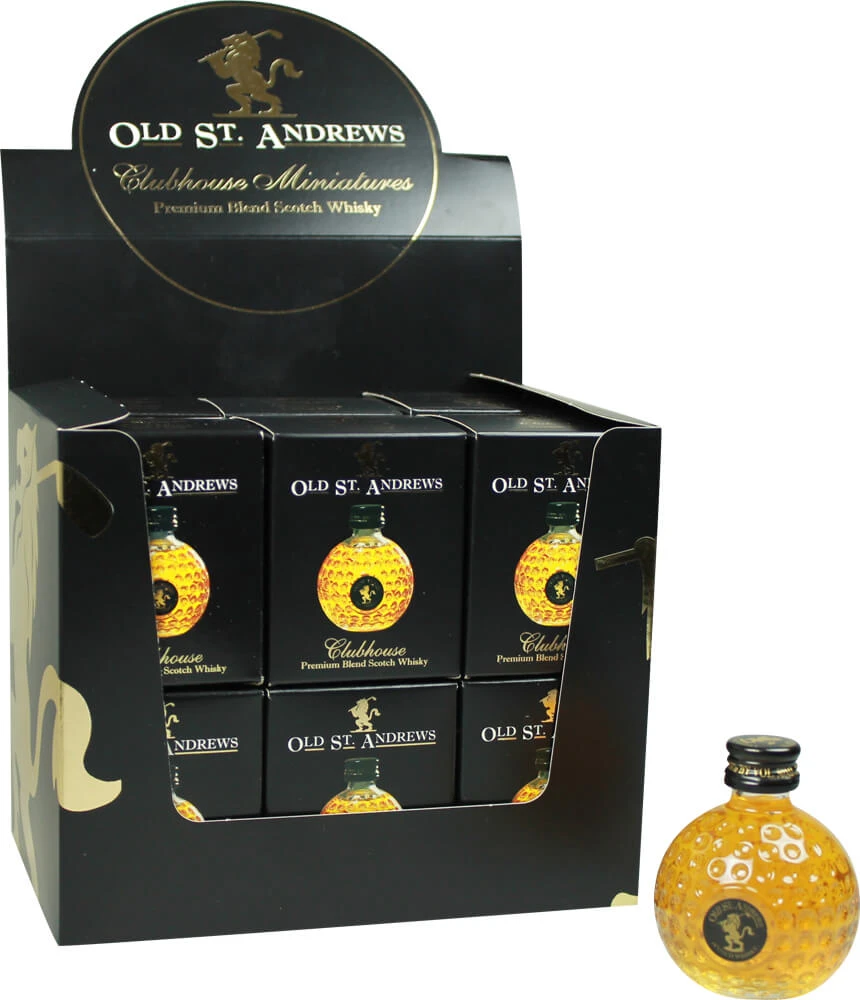 Old St. Andrews Whisky Clubhouse Minis 12x5cl 3 Old St. Andrews Whisky Clubhouse Minis 12x5cl