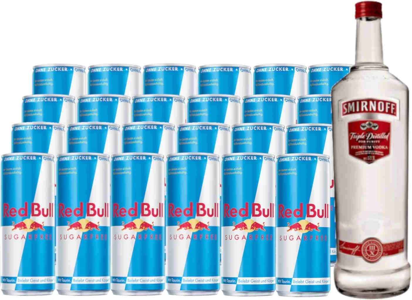 Smirnoff Vodka & Redbull Sugarfree Megapack 3 Smirnoff Vodka & Redbull Sugarfree Megapack