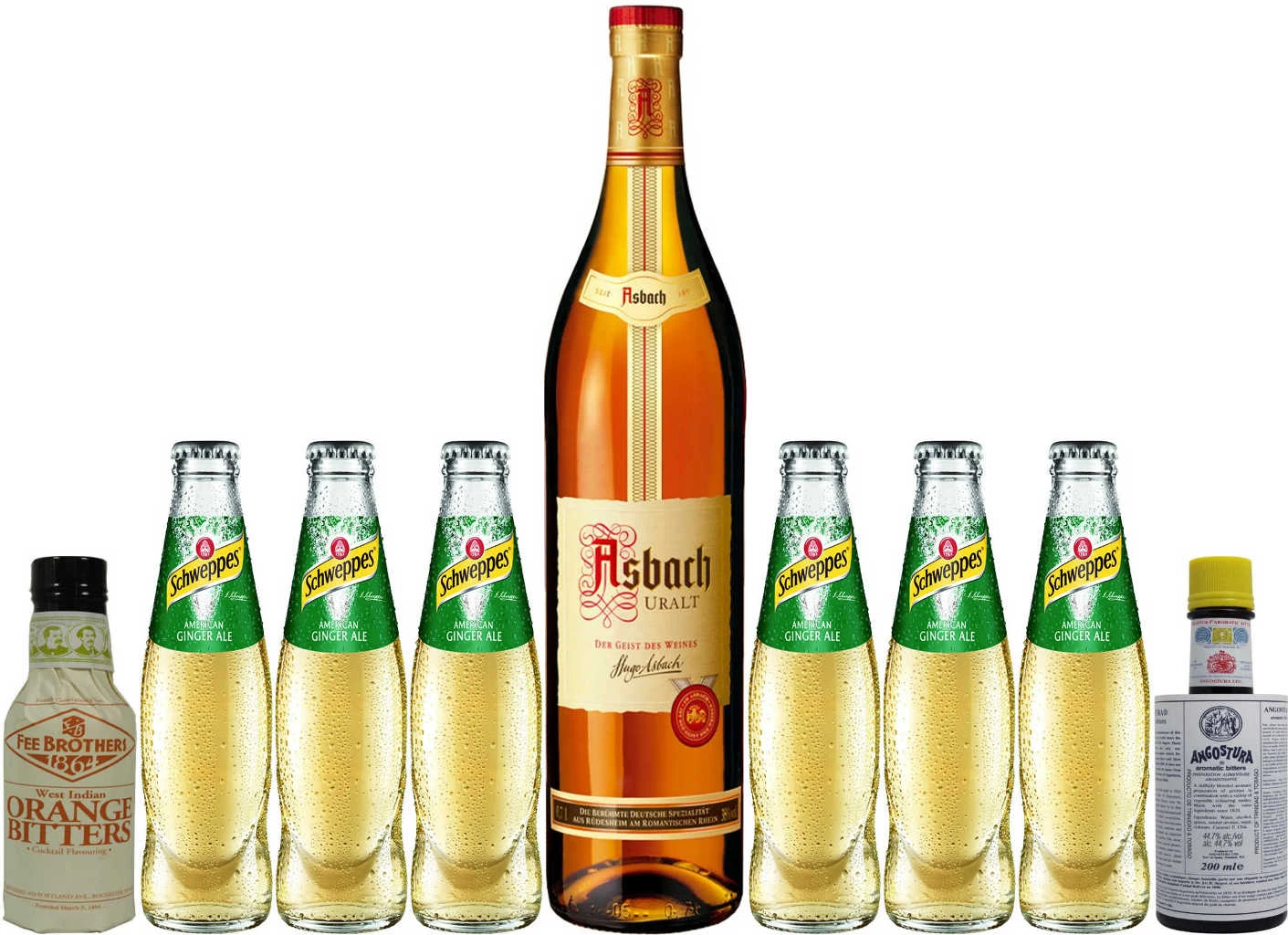 Asbach Bernstein Cocktailset 3 Asbach Bernstein Cocktailset