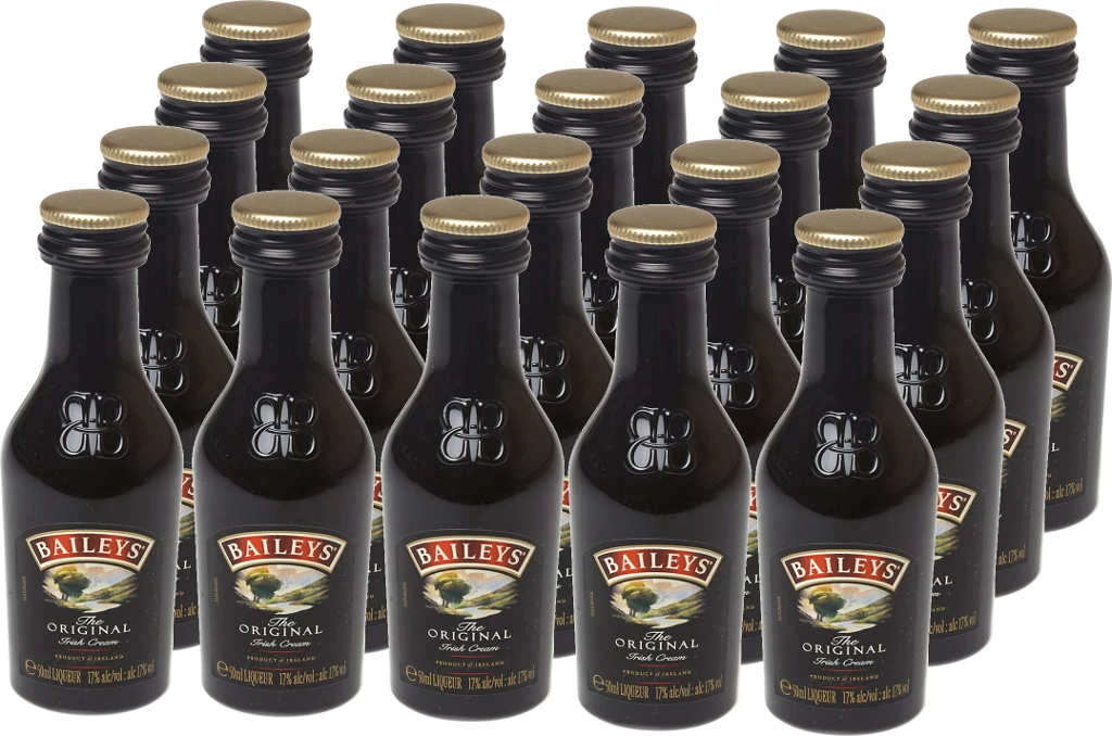 Baileys Irish Cream Mini's (20 Stück á 0,05 Liter) 3 Baileys Irish Cream Mini's (20 Stück á 0,05 Liter)