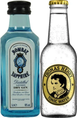 Bombay Sapphire Gin Mini & Thomas Henry Tonic Set 0,25 Liter