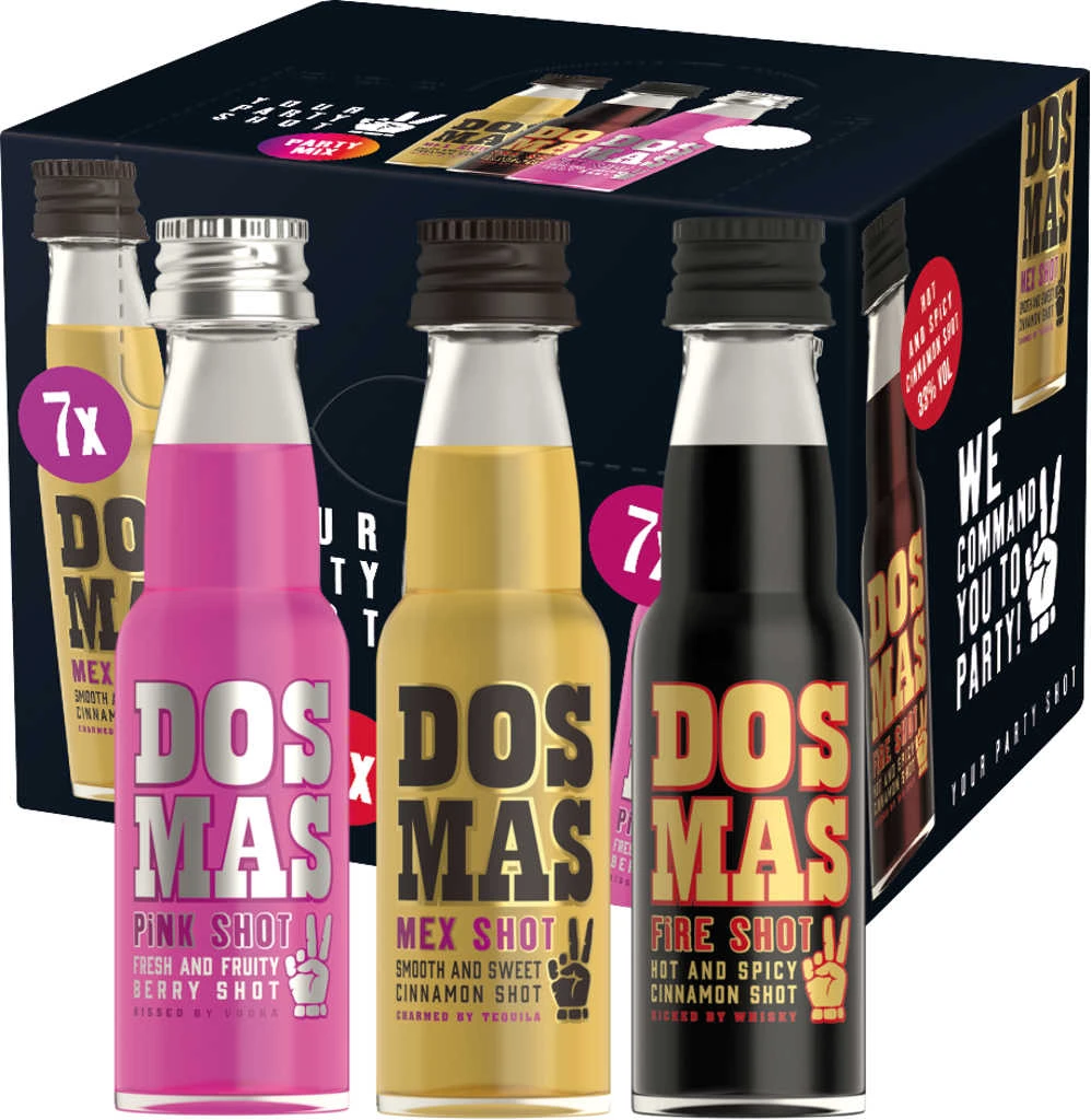 Dos Mas Partymix 20x 0,02 Liter 3 Dos Mas Partymix 20x 0,02 Liter