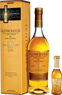 Glenmorangie Whisky The Original 0,7 Liter Mit Nectar D'or Miniatur