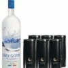 Grey Goose Vodka 0,7 Liter & Schwarze Dose (6 Stk.)