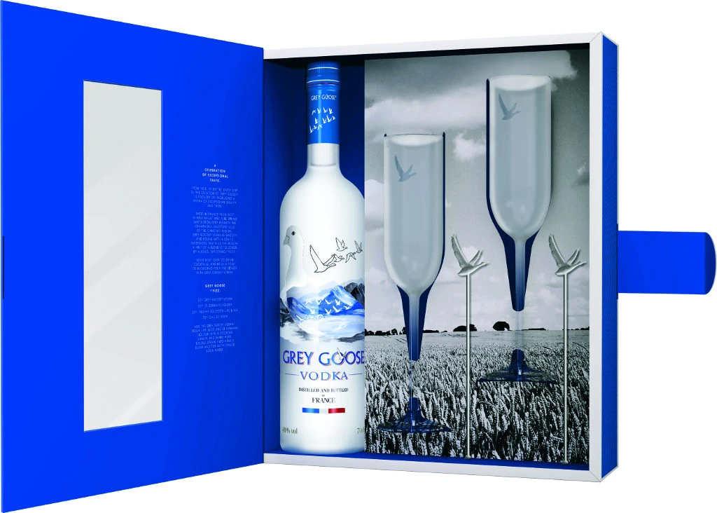 Grey Goose Vodka 0,7l In Geschenkpackung Mit 2 Gläsern 2 Grey Goose Vodka 0,7l In Geschenkpackung Mit 2 Gläsern