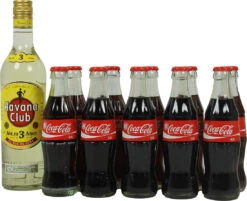 Havana Club 3 Jahre 0,7 Liter Mit 10x Cola 0,2 Liter