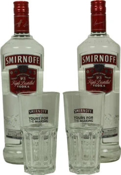 Smirnoff Red Label Gläser Set