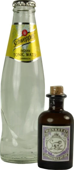 Monkey Gin Mini & Schweppes Tonic Set 0,25 Liter -Getränke Verkäufe 2024 monkey gin mini amp schweppes tonic set 40466 9270