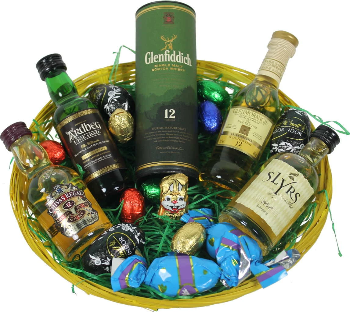 Osterkorb - Whiskyfreunde 3 Osterkorb - Whiskyfreunde