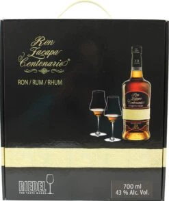 Ron Zacapa Etiqueta Negra 23 Jahre In Geschenkkoffer Mit 2 Gläsern 0,7l