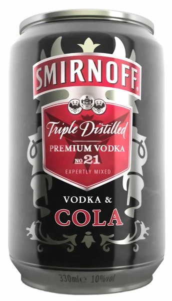 Smirnoff Red Label & Cola 0,33 Liter Dose 3 Smirnoff Red Label & Cola 0,33 Liter Dose