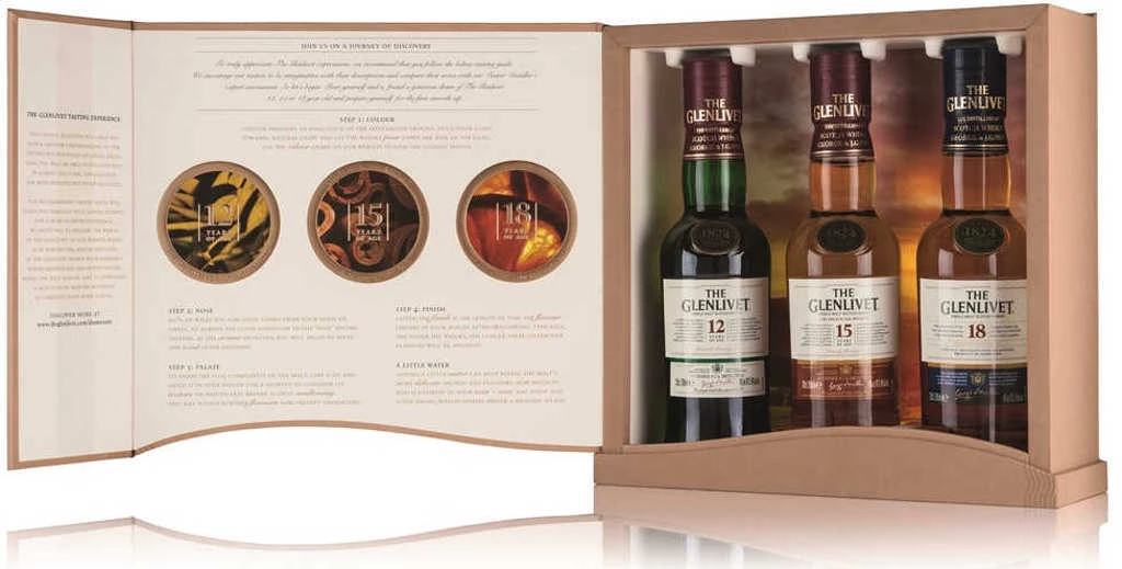 The Glenlivet Whisky Tri Pack 3 The Glenlivet Whisky Tri Pack
