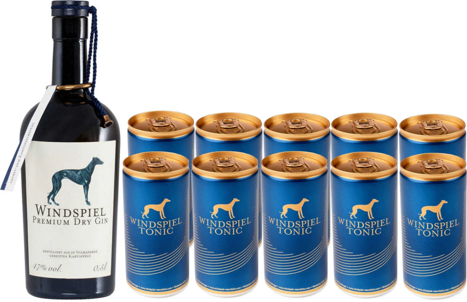 Windspiel Gin Tonic Set 2,5 Liter 3 Windspiel Gin Tonic Set 2,5 Liter